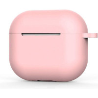 Apple AirPods 4 Θήκη Σιλικόνης με Γάντζο Pink
