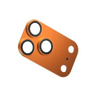 Full Cover Camera Protection Tempered Glass for iPhone 17 Pro Orange