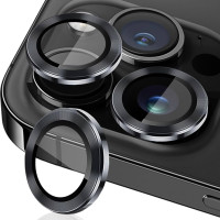 Προστασία Κάμερας Metal Ring Camera Lens Glass for iPhone 17 Pro/17 Pro Max Black