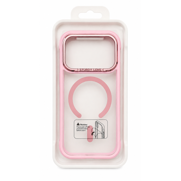 Θήκη Armor Transparent TPU Magsafe Για iPhone 17 Pink