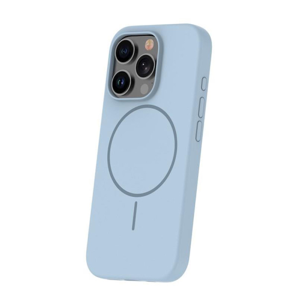 Θήκη Σιλικόνης Με Magsafe Για iPhone 15 Pro Max Baby Blue