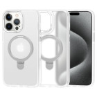 BACK COVER CREATIVE INVISIBLE BRACKET PROTECTIVE CASE FOR IPHONE 15 PLUS CLEAR
