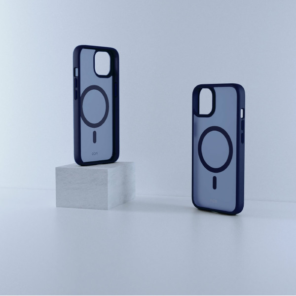 MagShine Διάφανη Θήκη Σιλικόνης MagSafe iPhone 14 Pro Max Dark Blue