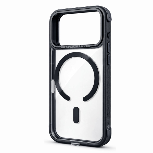 Mlk+ TPU Διάφανη Ανθεκτική Σκληρή Θήκη Magsafe Για Iphone 17 Pro Black