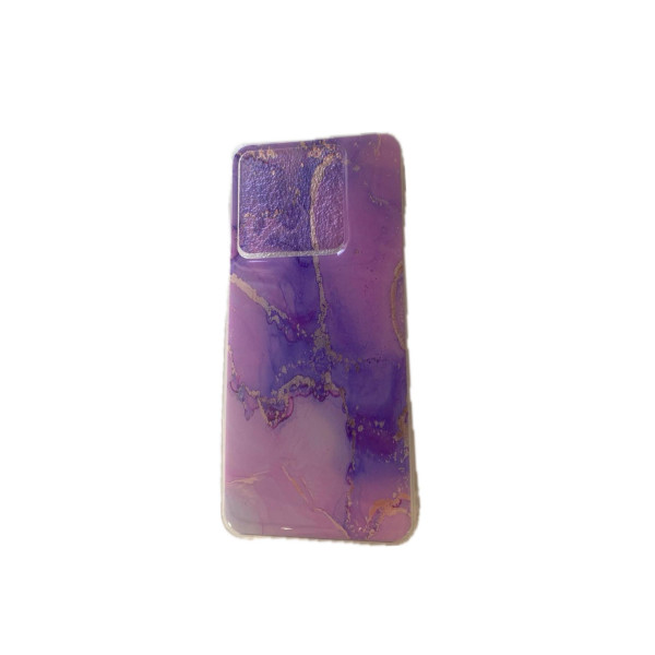 Back Cover Θήκη Πλαστική Marble Purple Για Xiaomi Redmi 13C Back Cover Θήκη Πλαστική Marble Purple Για Xiaomi Redmi 13C