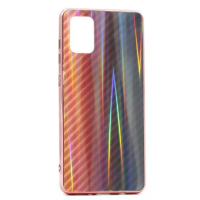 Back Cover Θήκη Πλαστική Με Σχέδιο Maska Carbon Glass Για iPhone 7/8 Plus Orange