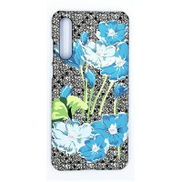 BACK COVER ΘΗΚΗ ΠΛΑΣΤΙΚΗ ΜΕ ΣΧΕΔΙΟ ΓΙΑ HUAWEI P20 BLUE FLOWERS