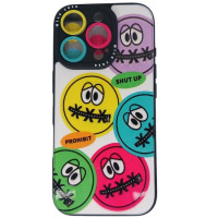 Back Cover Θήκη Shut-Up Prohibit Με Σχέδιο Φατσούλες Samsung Galaxy A16