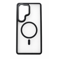 Θήκη Armor Transparent TPU Magsafe Για Samsung Galaxy S25 Ultra Black