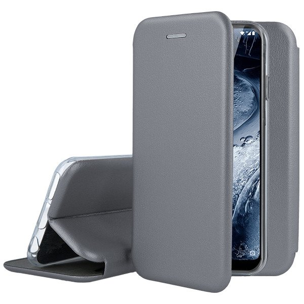 Elegance Smart Magnet Book Case Huawei Mate 20 Pro Gray