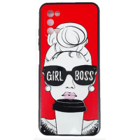 Back Cover Θήκη Πλαστική Girl Boss Για Samsung Galaxy A03s Red