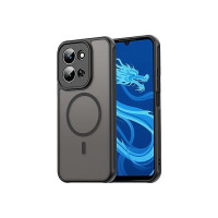 Matte Back Case MagSafe With Camera Protector Xiaomi Redmi 15C Black