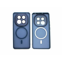 Θήκη Σιλικόνης Magnetic MagMatte Xiaomi Redmi Note 15 Navy Blue