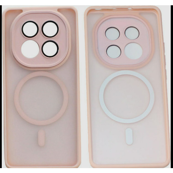 Θήκη Σιλικόνης Magnetic MagMatte Xiaomi Redmi Note 15 Pink