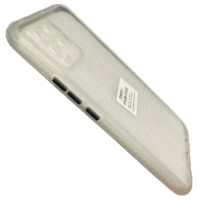Θήκη Ενισχυμένης Σιλικόνης Transparent Back Cover με μαύρα κουμπιά για Realme 8/ 8 Pro Clear