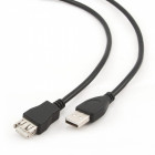 Extension Cable OMEGA AM-AF 1,5m Μαύρο (OUAFB1)