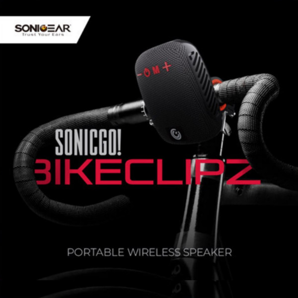 Sonic Gear BT5.3 Φορητό Ασύρματο Ηχείο BikeClipz Midnight Grey