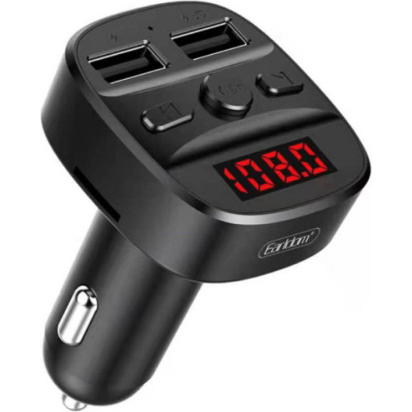 Earldom FM Transmitter Αυτοκινήτου ET-M47 με Bluetooth / MicroSD Μαύρο