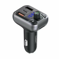 Earldom FM Transmitter Αυτοκινήτου M63 με Type-C / USB / Bluetooth PD+QC3.0
