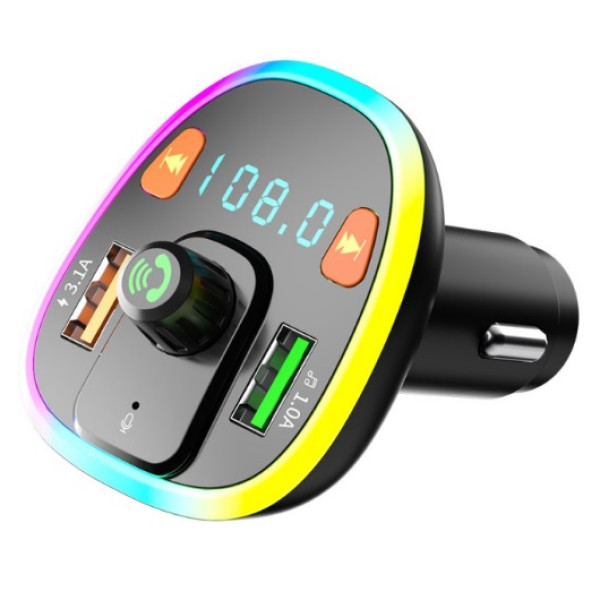 MAXLIFE MXFT-03 FM TRANSMITTER BLUETOOTH (OEM0400391) BLACK