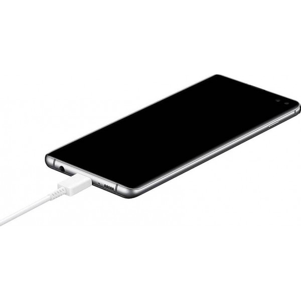 Samsung Φορτιστής με Θύρα USB-C και Καλώδιο USB-C 25W Λευκός