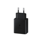 Samsung Φορτιστής με Θύρα USB-C και Καλώδιο USB-C 45W Power Delivery Μαύρος