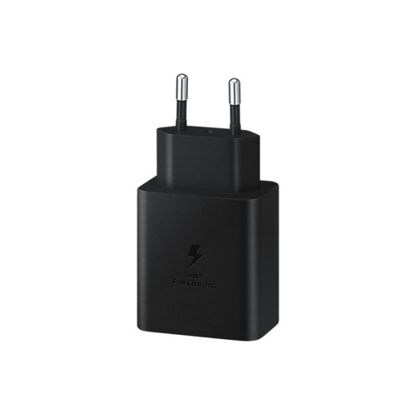 Samsung Φορτιστής με Θύρα USB-C και Καλώδιο USB-C 45W Power Delivery Μαύρος