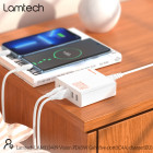 Lamtech Gan Fast Charger 1xType-C & 4xQC3.0 65W & EU Cable 1.5M (LAM113409)