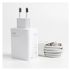 Φορτιστής Κινητού Xiaomi HyperCharge Combo BHR9465EU με Θύρα USB-A & Καλώδιο USB-C 67W Λευκό