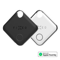 Fixed Airtag For Apple Devices With App Support Duo Pack Λευκό & Μαύρο