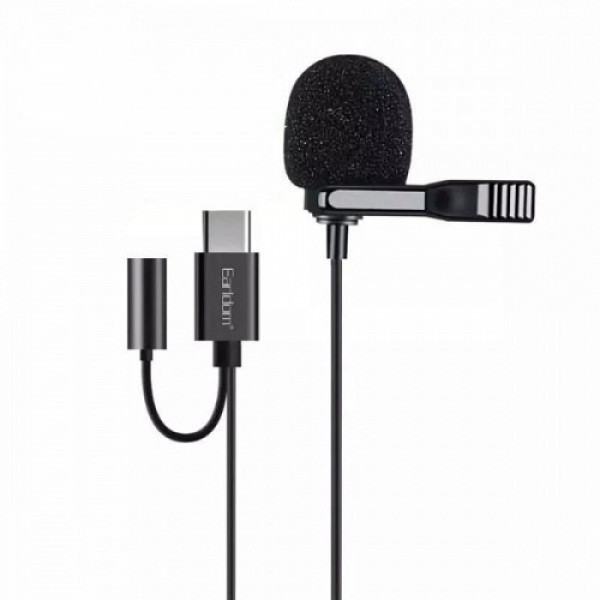 Earldom Ενσύρματο Μικρόφωνο ET-E39 2m Μαύρο