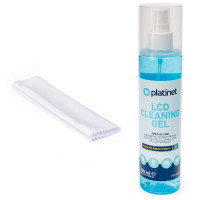 Platinet PFS6255 LCD Κιτ gel υγρό καθαρισμού 250ml + πανάκι με μικροϊνες 15x15cm