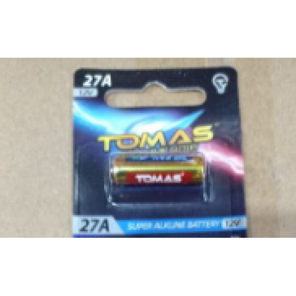 Tomas Super Alkaline Battery 27A 12V 1pcs