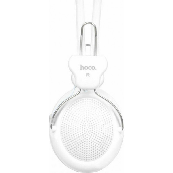 Hoco W5 Ενσύρματα Over Ear Ακουστικά Λευκά