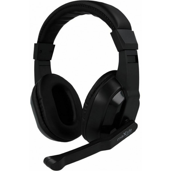 Maxlife MXHH-01 Over Ear Gaming Headset με σύνδεση 2x3.5mm