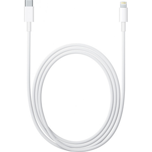 Apple USB-C to Lightning Καλώδιο Λευκό 1m