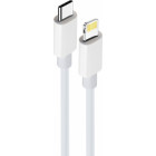 Maxlife USB-C to Lightning Cable 20W Λευκό 1m