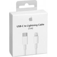 Apple USB-C to Lightning Καλώδιο Λευκό 1m