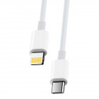 Maxlife USB-C to Lightning Cable 20W Λευκό 1m