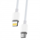 Maxlife USB-C to Lightning Cable 20W Λευκό 1m (OEM0100927)