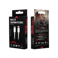 Maxlife USB-C to Lightning Cable 20W Λευκό 1m (OEM0100927)
