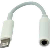 Apple Μετατροπέας Lightning male σε 3.5mm female Λευκό (MMX62AM/A)