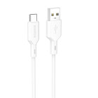 BOROFONE BX70 καλώδιο δεδομένων φόρτισης USB σε USB-C 1m White