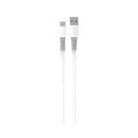 Pavareal USB 2.0 Cable USB-C male - USB-C Λευκό 1.3m (PA-Q15C) Fast Charger 120W