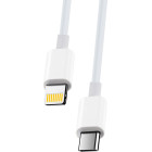 Maxlife USB-C to Lightning Cable 20W Λευκό 2m (OEM0100928)