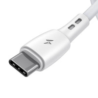 ﻿Vipfan Racing X05 USB 2.0 Cable USB-C male - USB-A male Λευκό 2m