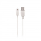 Maxlife Καλώδιο USB ΣΕ TYPE C 1.0 m 3A (OEM001516) Λευκό