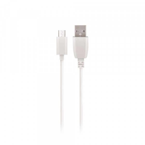 Maxlife καλώδιο USB σε microUSB 1,0 m 3A λευκό