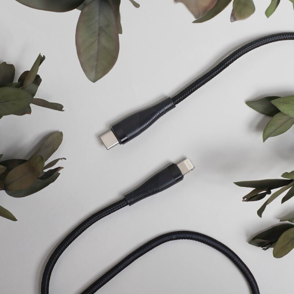 Maxlife USB-C to Lightning Cable 27W Μαύρο 1m (MXUC-08B)
