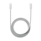 Xiaomi 6A USB-C to USB-C 1m Braided Καλώδιο Λευκό 